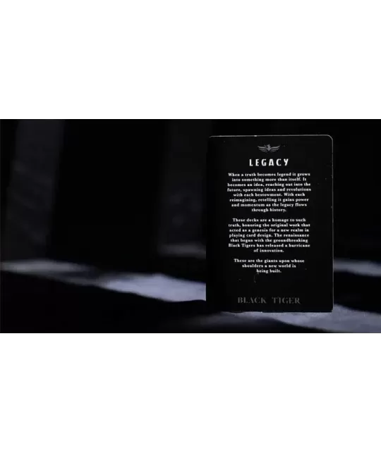 Black Tiger Legacy Edition V2 – Cărți de joc premium | Emagie.ro