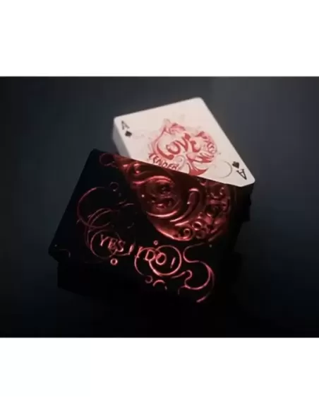 Love Promise Rosu – Cărți de joc premium | Emagie.ro