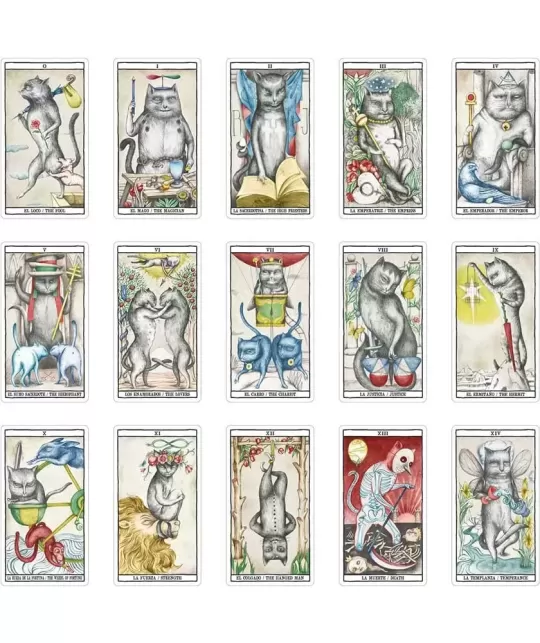 CATS BY ANA JUAN – Set tarot elegant | Emagie.ro