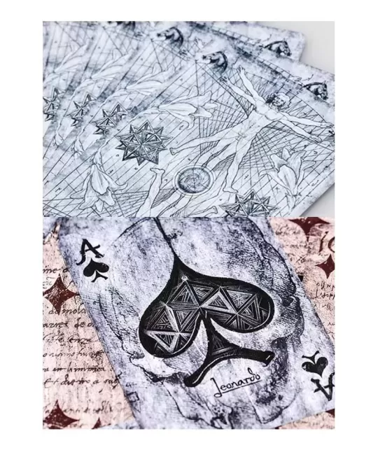 Leonardo Silver – Premium playing cards | Emagie.ro