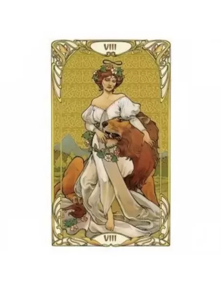 Golden Art Nouveau Tarot Mini – Set tarot elegant | Emagie.ro