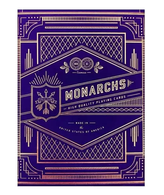 Monarch Royal Purple – Cărți de joc premium | Emagie.ro