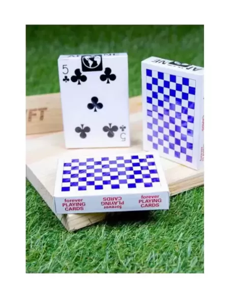 Forever Checkerboard Blue – Cărți de joc premium | Emagie.ro