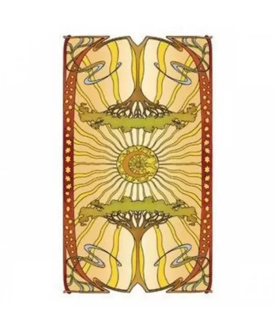 Golden Art Nouveau Tarot Mini – Set tarot elegant | Emagie.ro