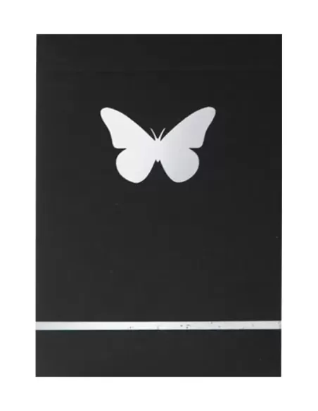 Butterfly Black Silver Gilded Marked – Cărți de joc premium | Emagie.ro