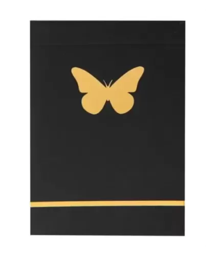 Butterfly Black Gold Gilded Marked – Cărți de joc premium | Emagie.ro