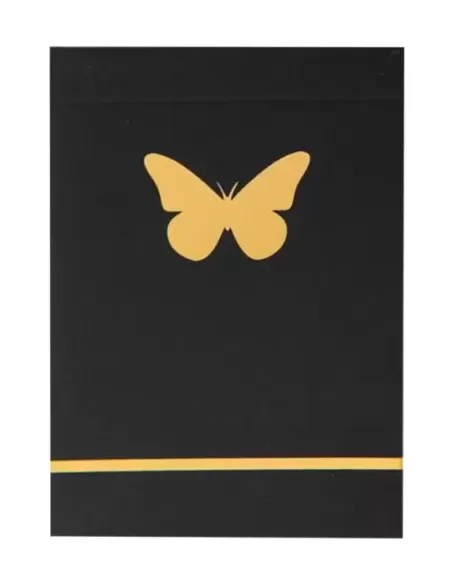 Butterfly Black Gold Gilded Marked – Cărți de joc premium | Emagie.ro