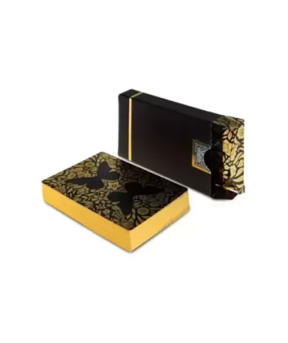 Butterfly Black Gold Gilded Marked – Cărți de joc premium | Emagie.ro 2