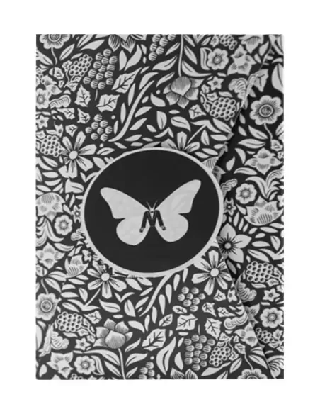 Butterfly Black - White Gilded NotMarked – Cărți de joc premium | Emagie.ro