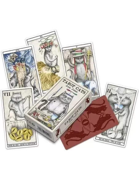 CATS BY ANA JUAN – Set tarot elegant | Emagie.ro
