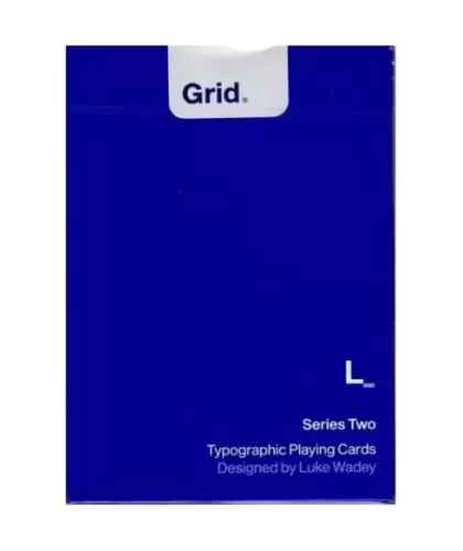 Grid Series Two - Typographic Playing Cards exclusiviste | Emagie.ro 2
