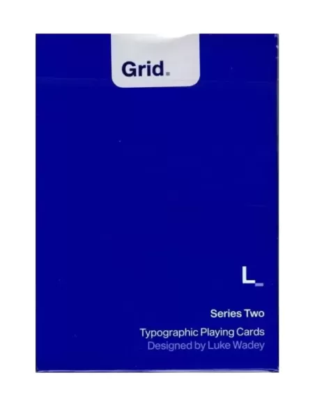 Grid Series Two - Typographic Playing Cards exclusiviste | Emagie.ro