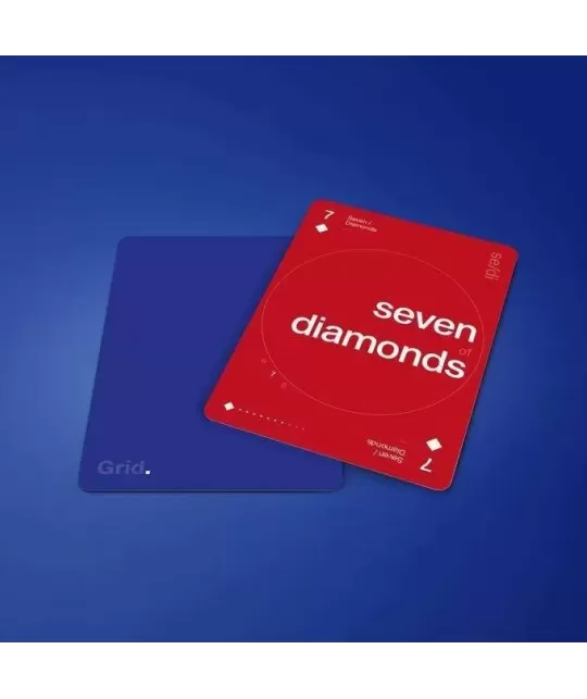 Grid Series Two - Typographic Playing Cards exclusiviste | Emagie.ro