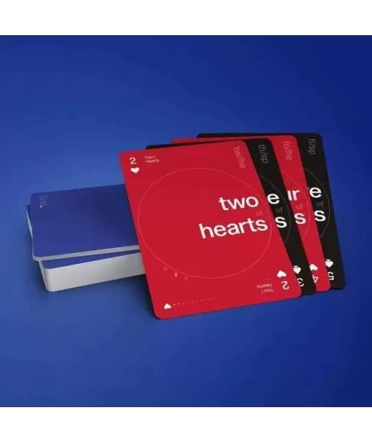 Grid Series Two - Typographic Playing Cards exclusiviste | Emagie.ro