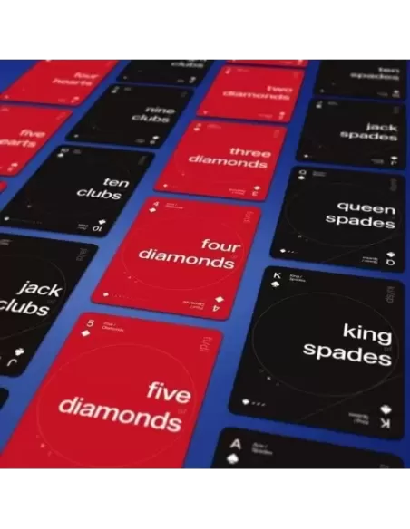 Grid Series Two - Typographic Playing Cards exclusiviste | Emagie.ro