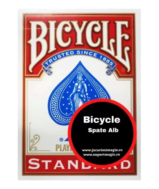 Bicycle Spate Alb – Cărți de joc standard | Emagie.ro