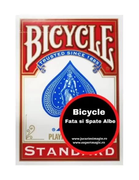 Bicycle Fata si Spate Alb – Cărți de joc premium | Emagie.ro