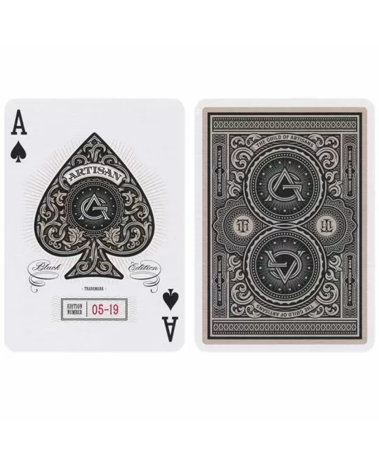 Artisan by Theory 11 (Negru) – Cărți de joc premium | Emagie.ro