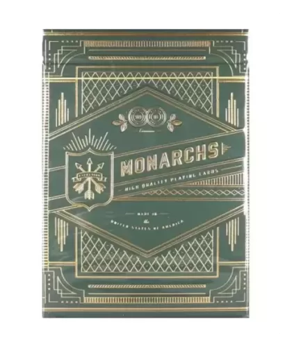 Monarch Verde by Theory – Cărți de joc premium | Emagie.ro