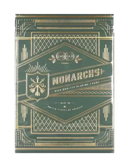 Monarch Verde by Theory – Cărți de joc premium | Emagie.ro