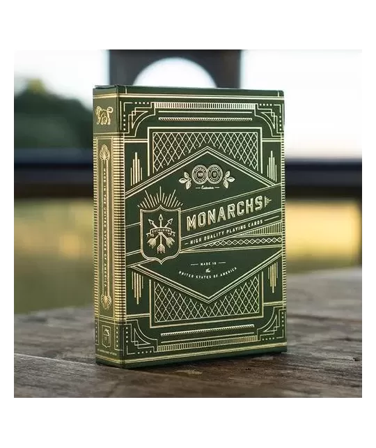 Monarch Verde by Theory – Cărți de joc premium | Emagie.ro