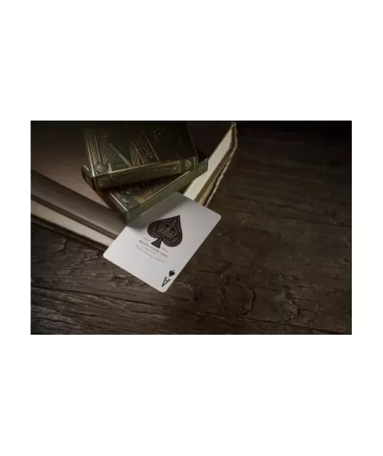 Monarch Verde by Theory – Cărți de joc premium | Emagie.ro