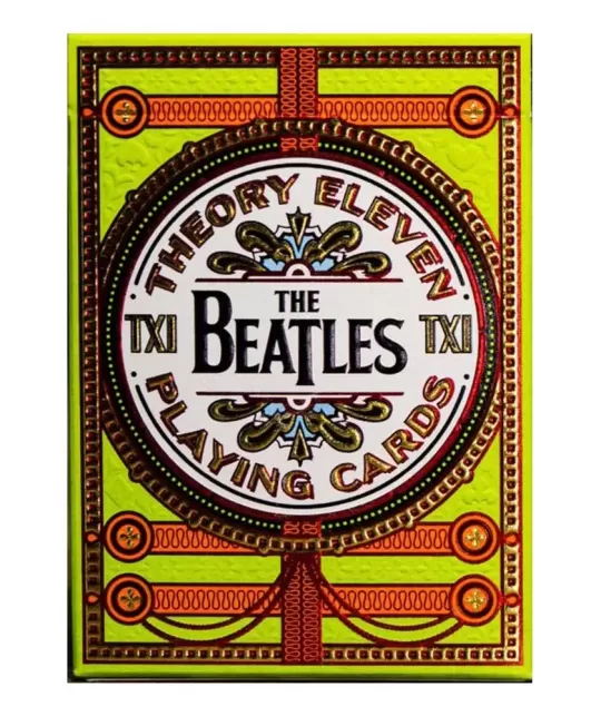 Beatles Green by theory11 – Cărți de joc premium | Emagie.ro