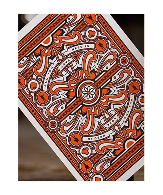 Beatles Orange by theory11 – Cărți de joc premium | Emagie.ro