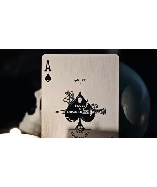 SVNGALI 06 Skull and Dagger – Cărți de joc premium | Emagie.ro