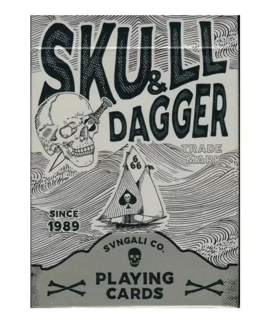 SVNGALI 06 Skull and Dagger – Cărți de joc premium | Emagie.ro