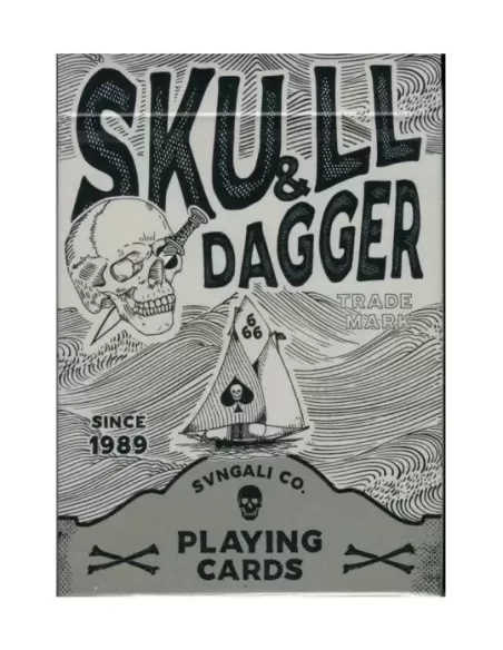 SVNGALI 06 Skull and Dagger – Cărți de joc premium | Emagie.ro