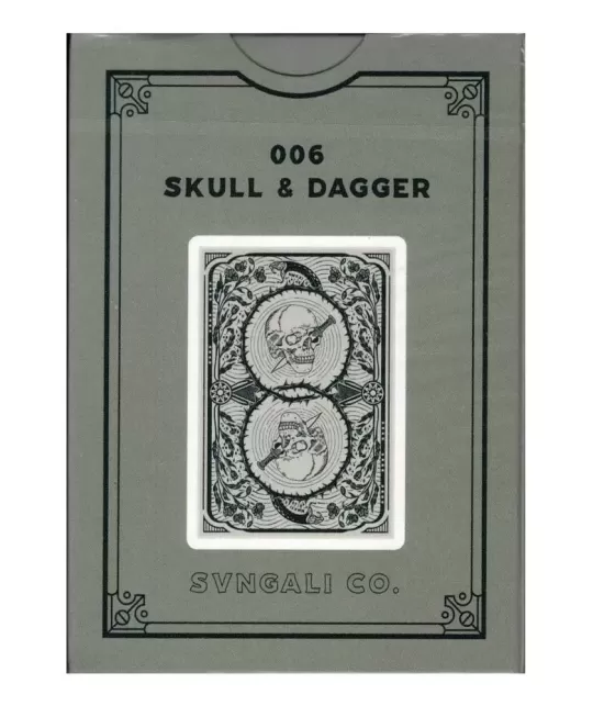 SVNGALI 06 Skull and Dagger – Cărți de joc premium | Emagie.ro