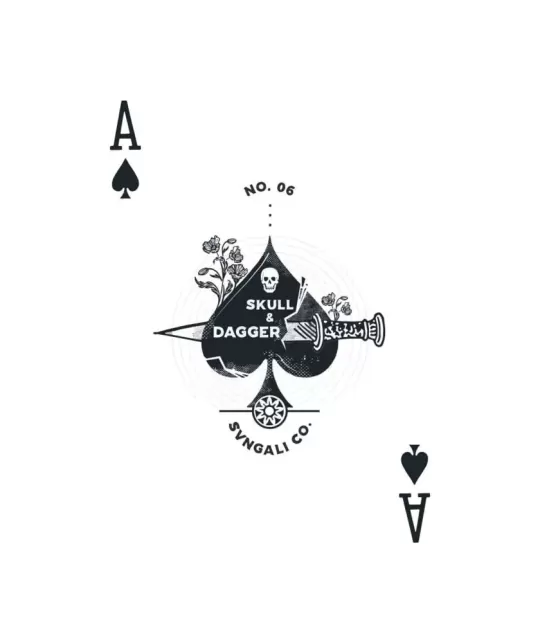 SVNGALI 06 Skull and Dagger – Cărți de joc premium | Emagie.ro