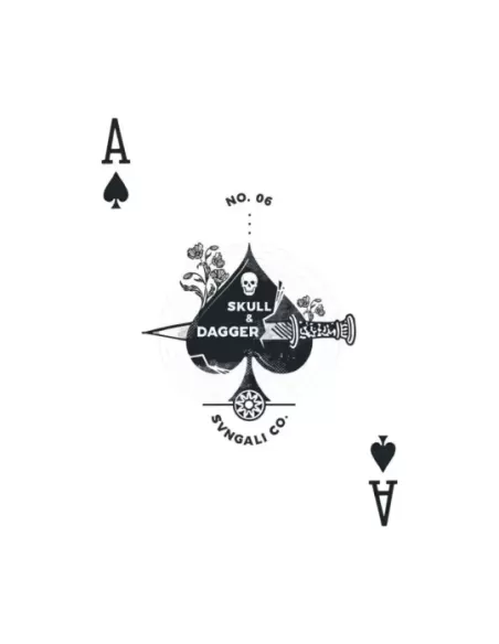 SVNGALI 06 Skull and Dagger – Cărți de joc premium | Emagie.ro