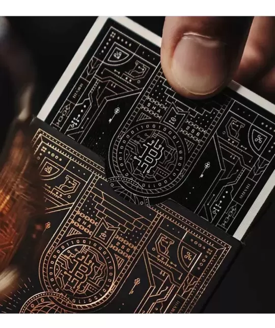 Bitcoin Black by Patrick Kun – Cărți de joc premium | Emagie.ro