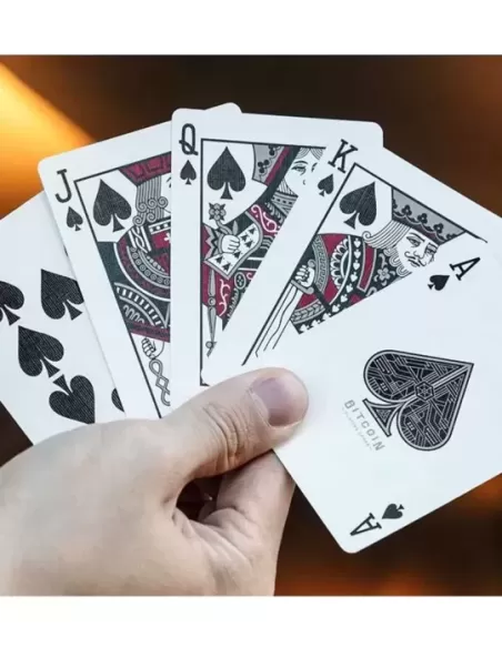 Bitcoin Black by Patrick Kun – Cărți de joc premium | Emagie.ro