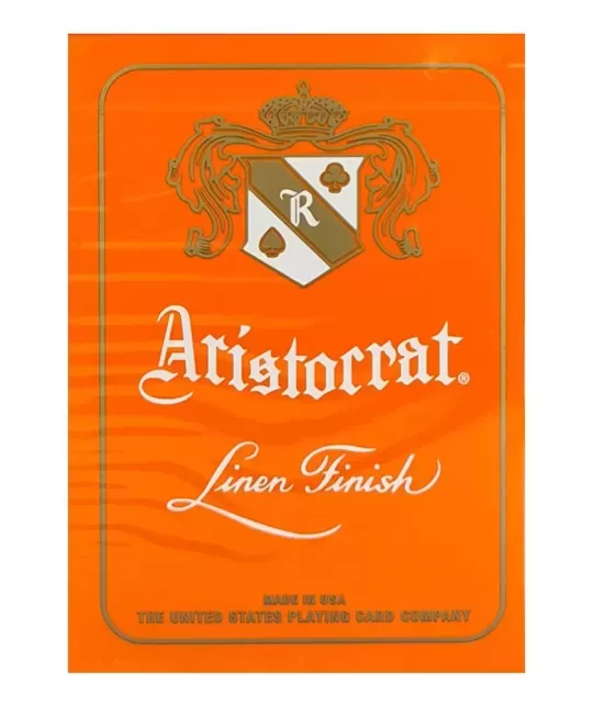 Aristocrat Orange Edition – Cărți de joc premium | Emagie.ro