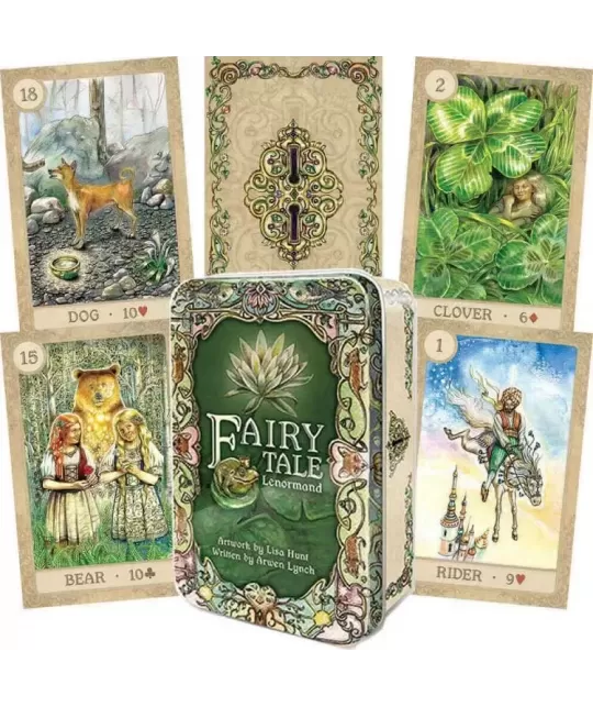 Fairy Tale Lenormand In A Tin – Set tarot poetic | Emagie.ro
