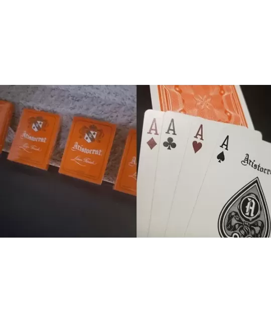 Aristocrat Orange Edition – Cărți de joc premium | Emagie.ro