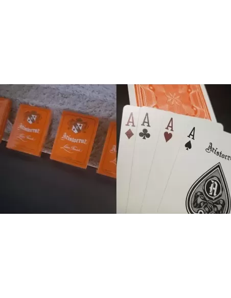 Aristocrat Orange Edition – Cărți de joc premium | Emagie.ro