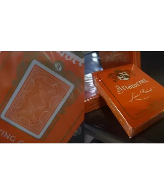 Aristocrat Orange Edition – Cărți de joc premium | Emagie.ro