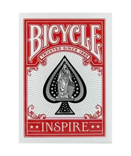 Bicycle Inspire Red – Cărți de joc premium | Emagie.ro