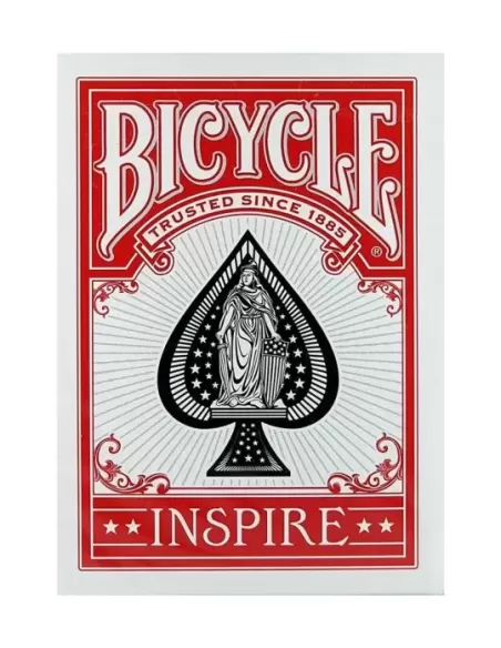Bicycle Inspire Red – Cărți de joc premium | Emagie.ro