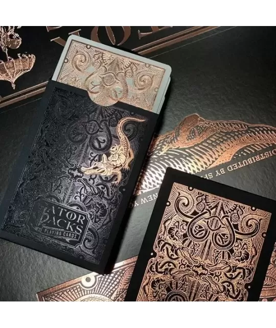 ROSE GOLD GATORBACKS David Blaine – Cărți de joc premium | Emagie.ro