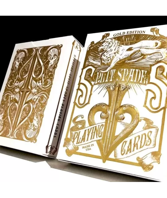 GOLD SPLIT SPADES David Blaine – Cărți de joc premium | Emagie.ro
