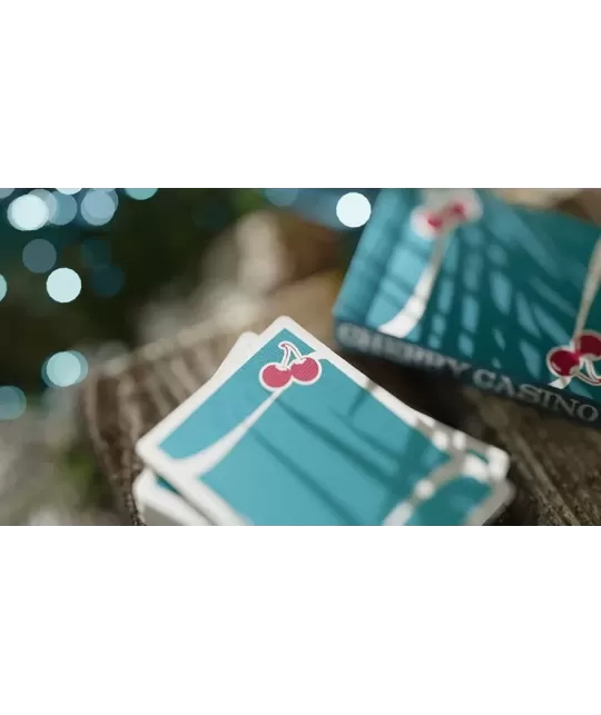 Cherry Casino Tropicana Teal – Cărți de joc premium | Emagie.ro