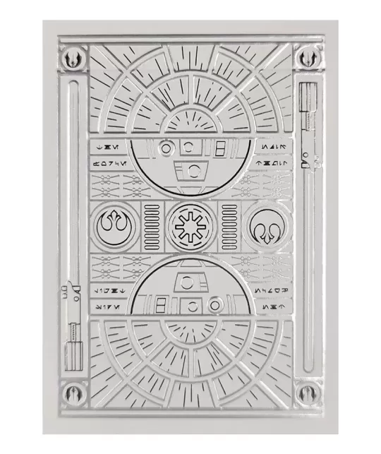 Star Wars Light Side Silver Edition White – Premium Playing Cards | Emagie.ro