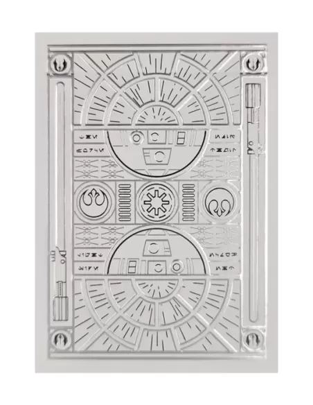Star Wars Light Side Silver Edition White – Premium Playing Cards | Emagie.ro