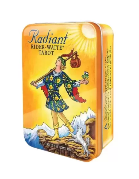 Tarot Radiant Rider-Waite in a Tin – Set tarot elegant | Emagie.ro