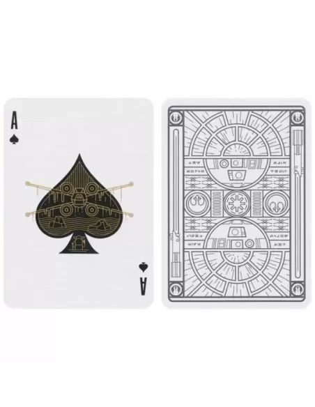 Star Wars Light Side Silver Edition White – Premium Playing Cards | Emagie.ro